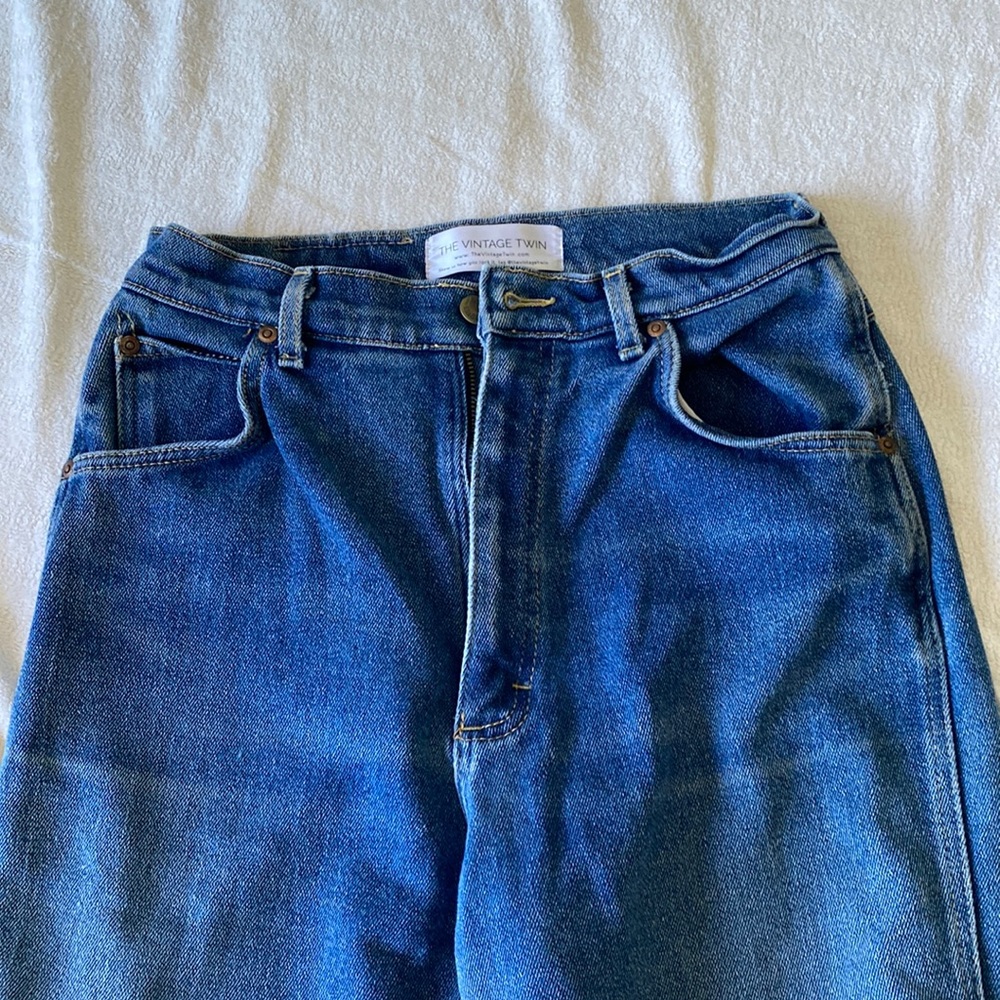 Vintage Lee Jeans with Custom a embroidery